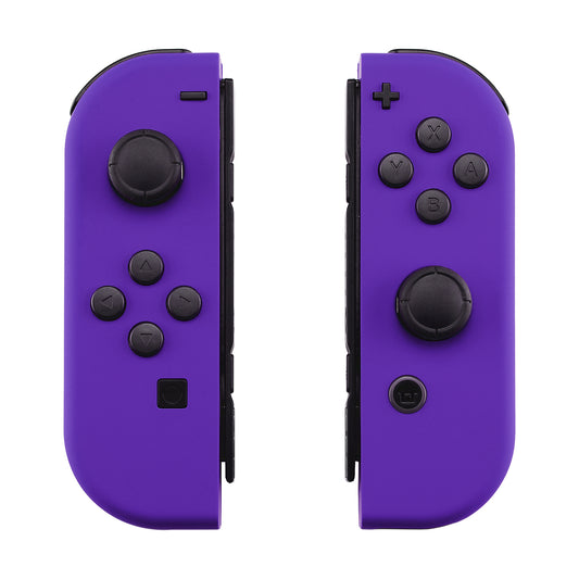 eXtremeRate Replacement Full Set Shell Case with Buttons for Joycon of NS Switch - Purple