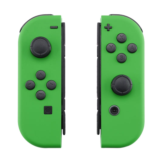 eXtremeRate Replacement Full Set Shell Case with Buttons for Joycon of NS Switch - Green