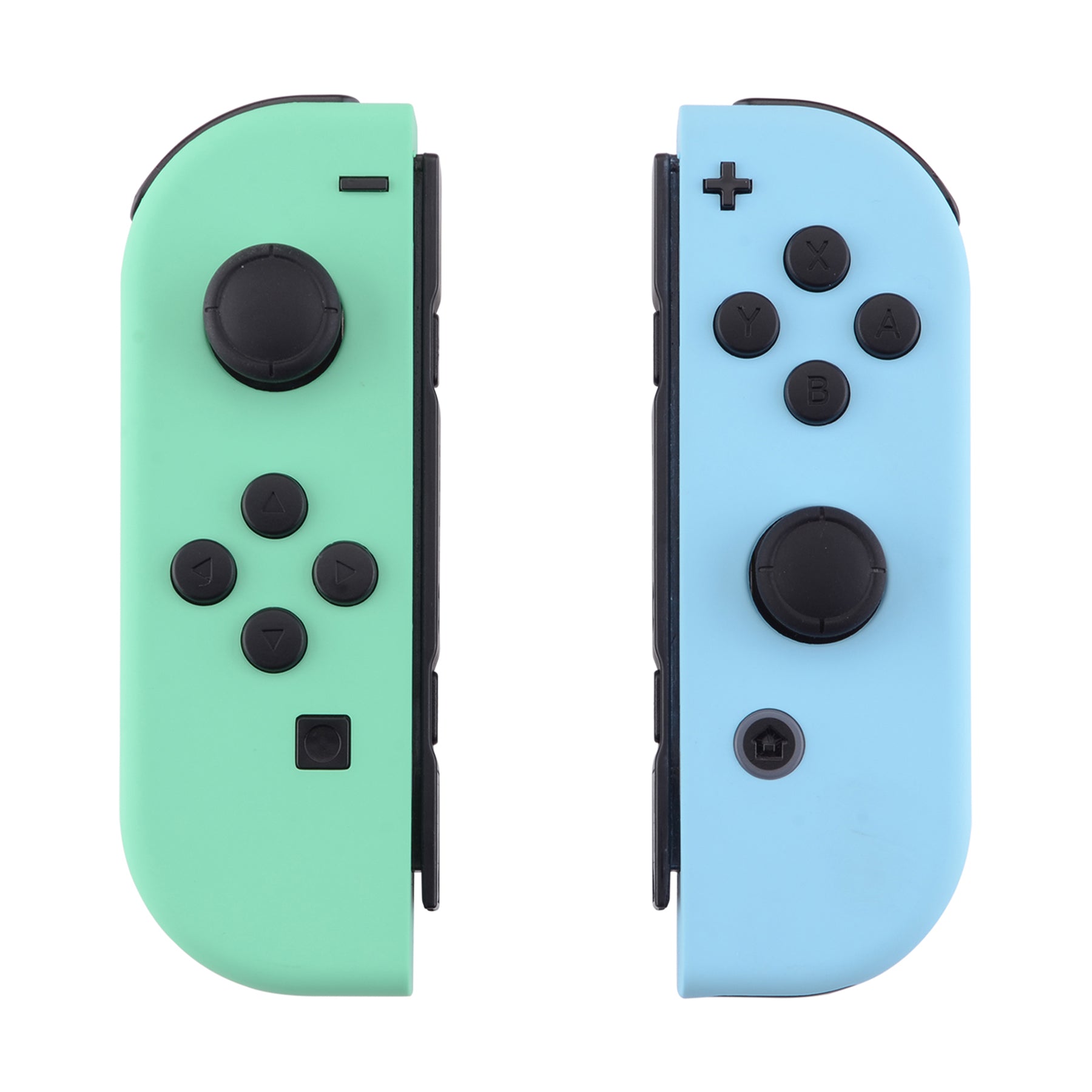 eXtremeRate Replacement Full Set Shell Case with Buttons for Joycon of NS Switch - Mint Green & Heaven Blue eXtremeRate
