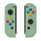 eXtremeRate Replacement Full Set Shell Case with Buttons for Joycon of NS Switch - Matcha Green