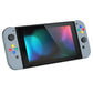 eXtremeRate Replacement Full Set Shell Case with Buttons for Joycon of NS Switch - New Hope Gray