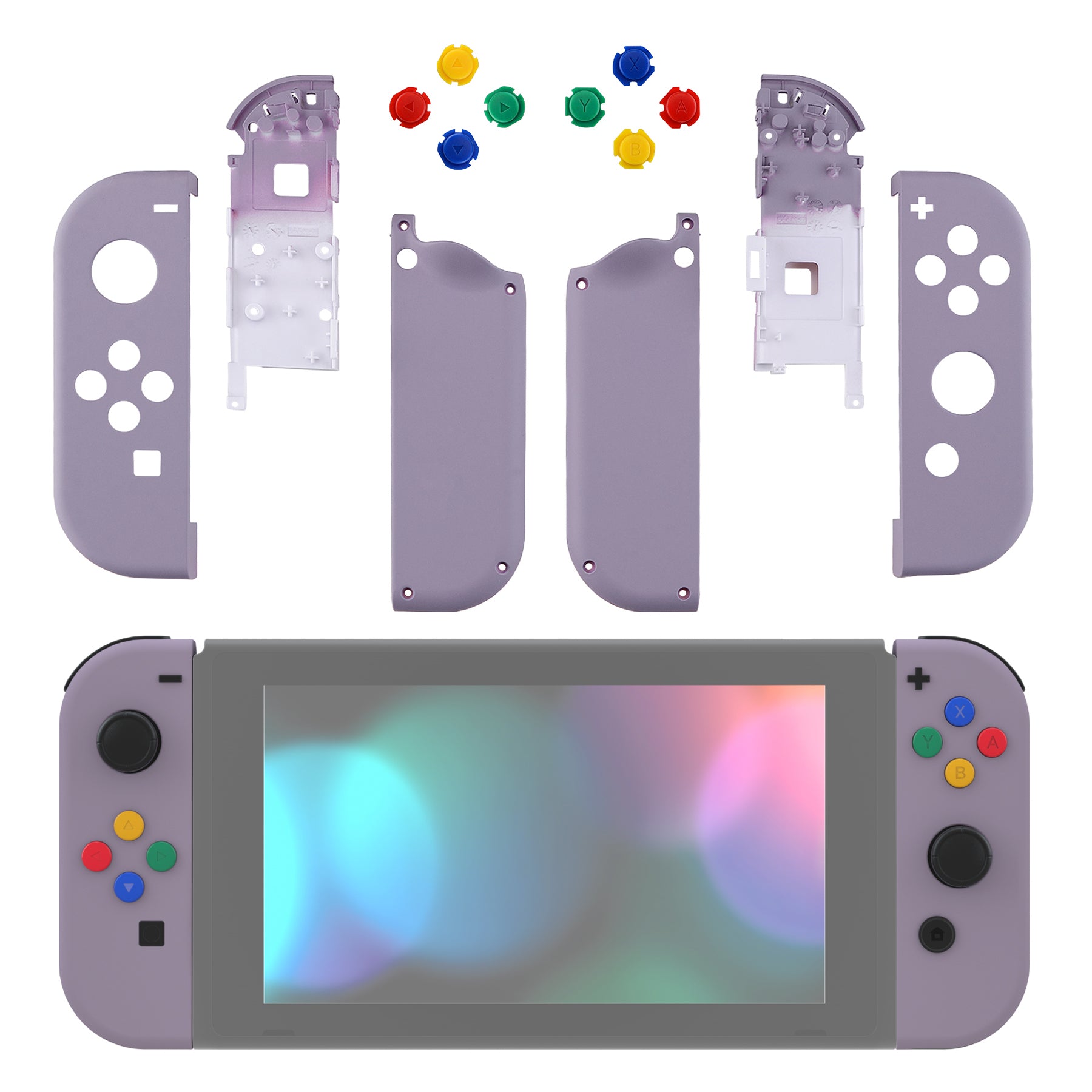 Nintendo factory Switch OLED Scarlet Violet Shell