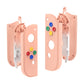 eXtremeRate Replacement Full Set Shell Case with Buttons for Joycon of NS Switch - Mandys Pink