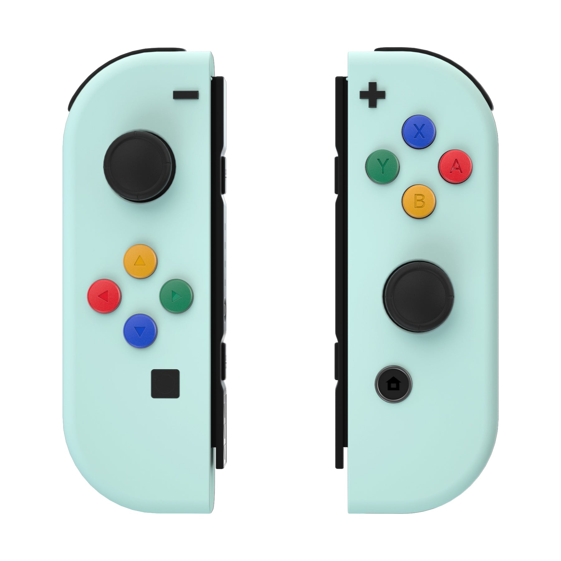 eXtremeRate Replacement Full Set Shell Case with Buttons for Joycon of NS Switch - Light Cyan eXtremeRate