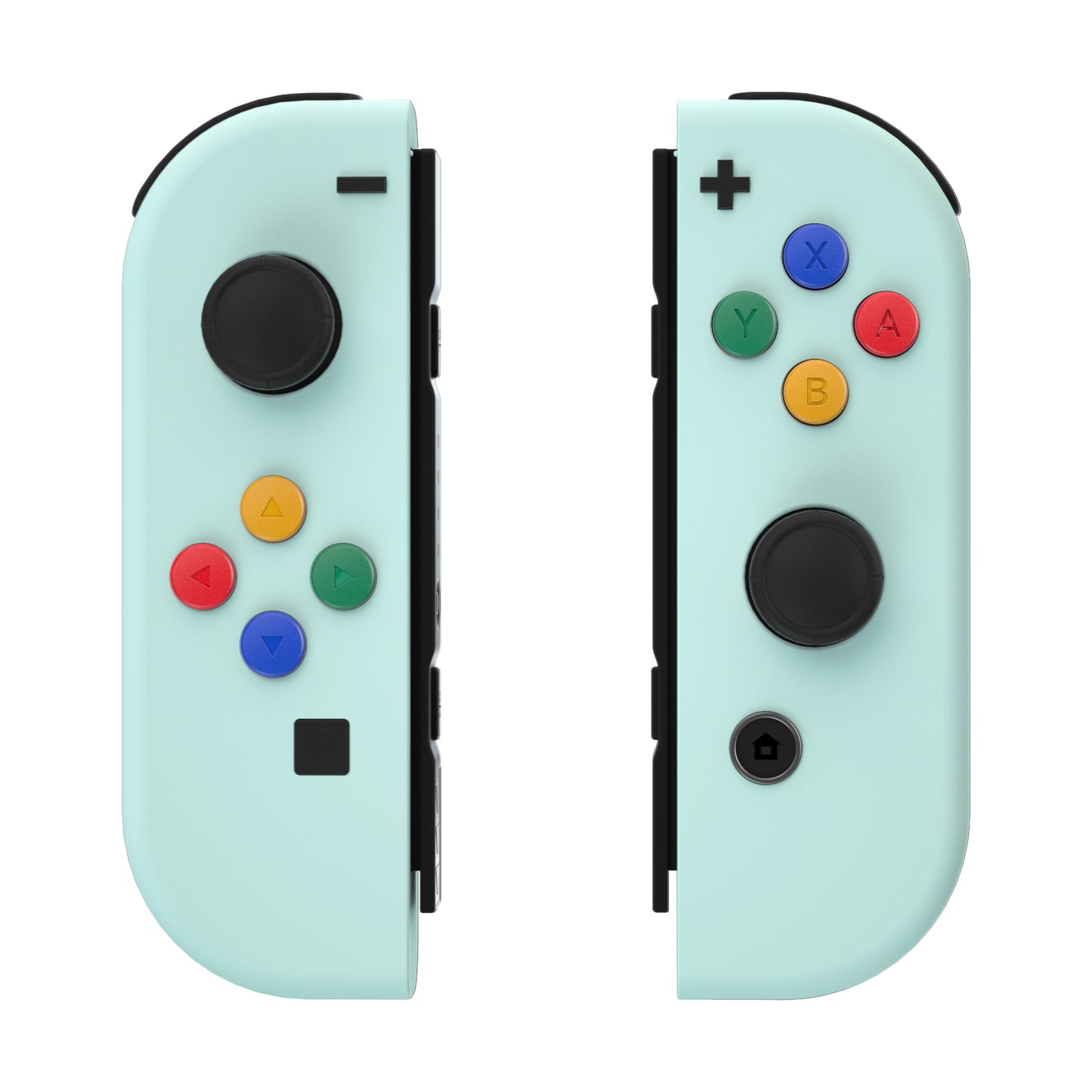 eXtremeRate Replacement Full Set Shell Case with Buttons for Joycon of NS Switch - Light Cyan