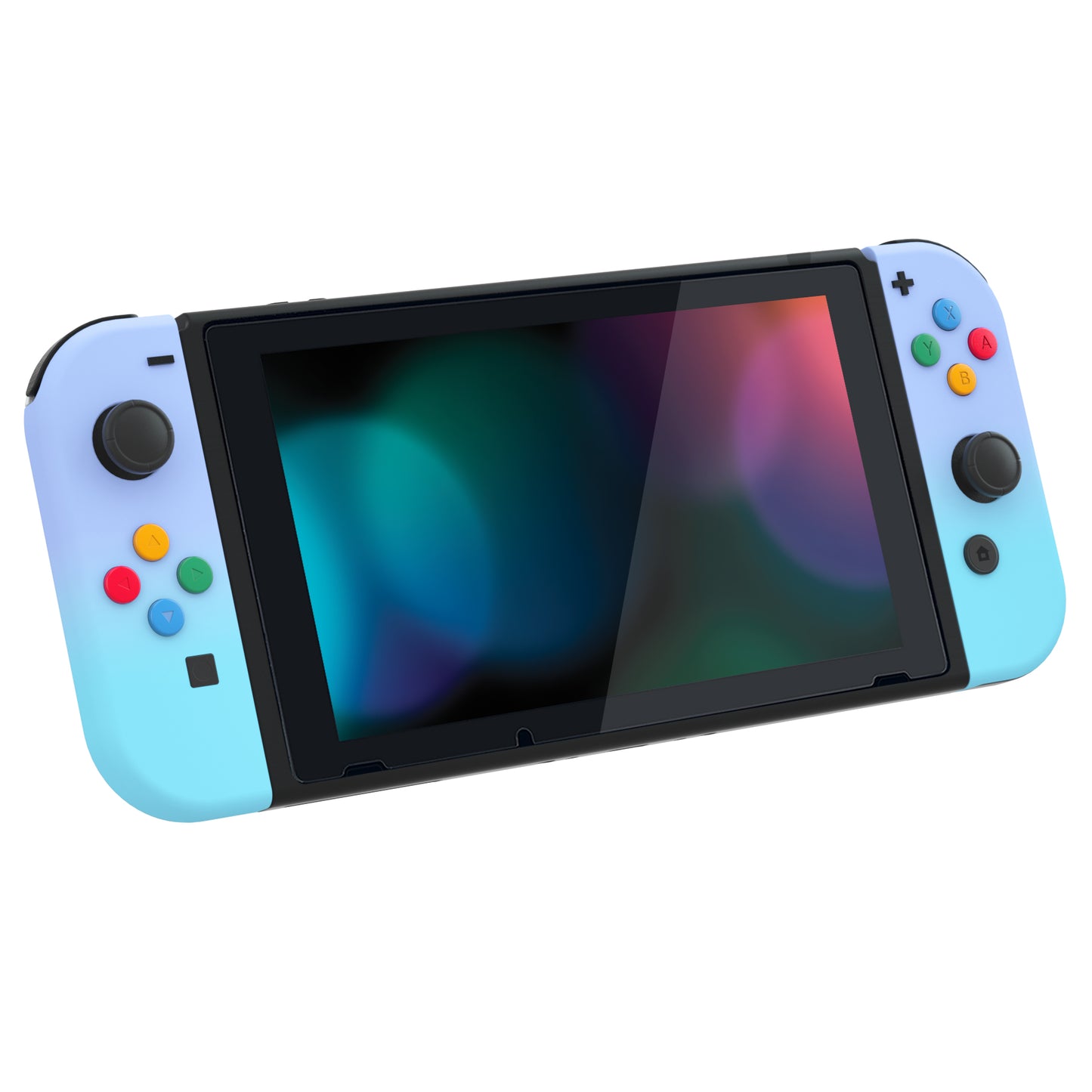 eXtremeRate Replacement Full Set Shell Case with Buttons for Joycon of NS Switch - Violet Blue