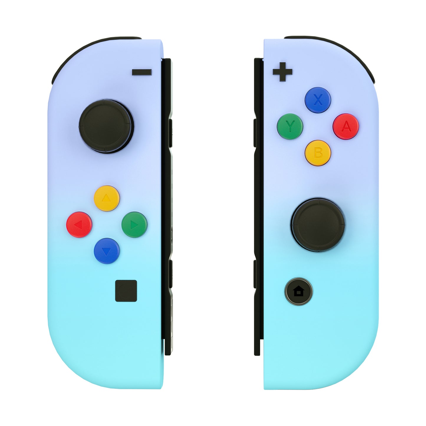 eXtremeRate Replacement Full Set Shell Case with Buttons for Joycon of NS Switch - Violet Blue eXtremeRate