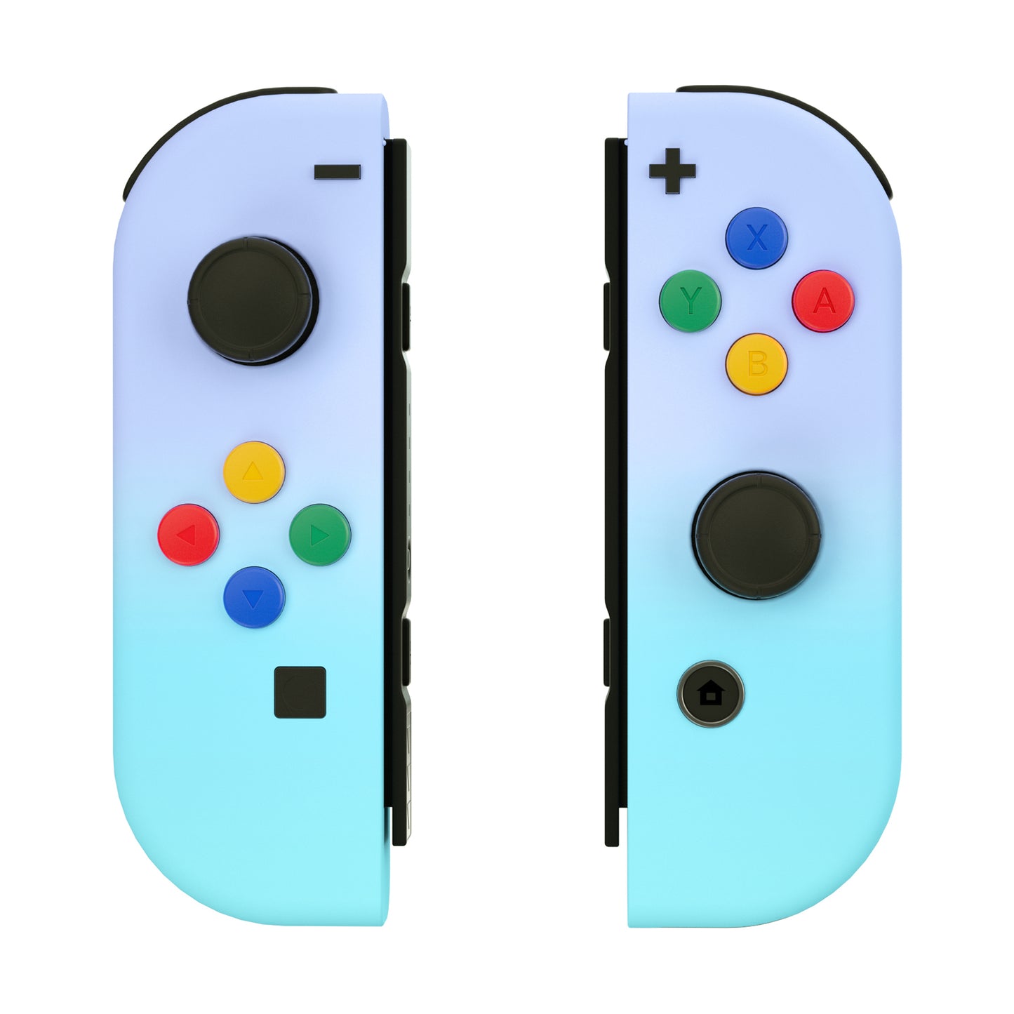 eXtremeRate Replacement Full Set Shell Case with Buttons for Joycon of NS Switch - Violet Blue