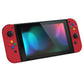 eXtremeRate Replacement Full Set Shell Case with Buttons for Joycon of NS Switch - Passion Red