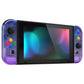 eXtremeRate Replacement Full Set Shell Case with Buttons for Joycon of NS Switch - Gradient Translucent Bluebell