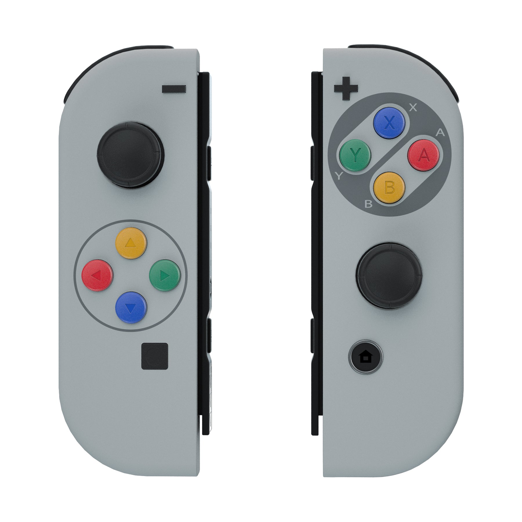 eXtremeRate Replacement Full Set Shell Case with Buttons for Joycon of NS Switch - SFC SNES Classic EU Style eXtremeRate