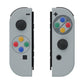 eXtremeRate Replacement Full Set Shell Case with Buttons for Joycon of NS Switch - SFC SNES Classic EU Style