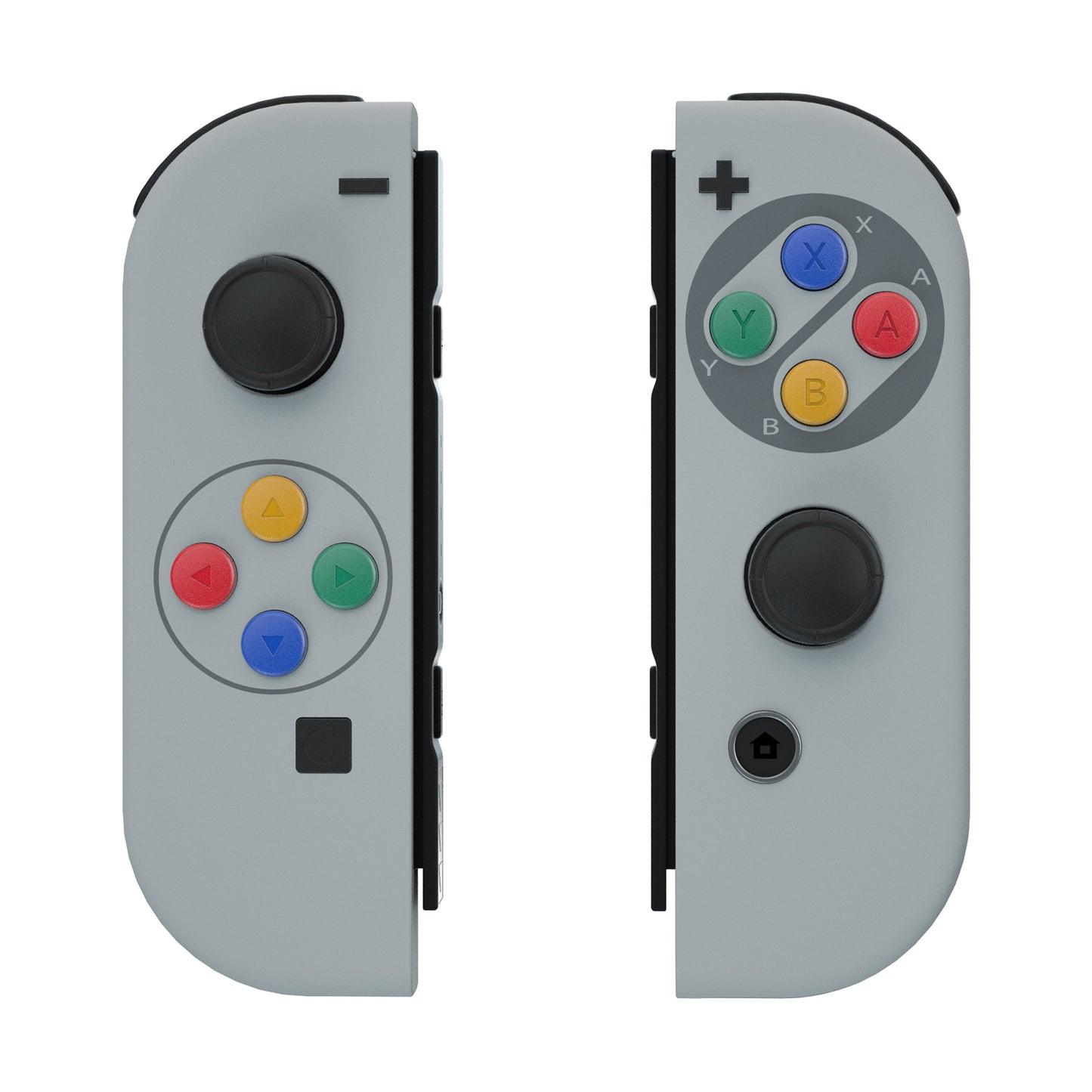 eXtremeRate Replacement Full Set Shell Case with Buttons for Joycon of NS Switch - SFC SNES Classic EU Style