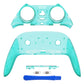 eXtremeRate Replacement Top Bottom Decorative Trim Shell Compatible with PS5 Edge Controller - Emerald Green