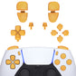 eXtremeRate Retail Replacement D-pad R1 L1 R2 L2 Triggers Share Options Face Buttons, Caution Yellow Full Set Buttons Compatible with ps5 Controller BDM-030 - JPF1010G3