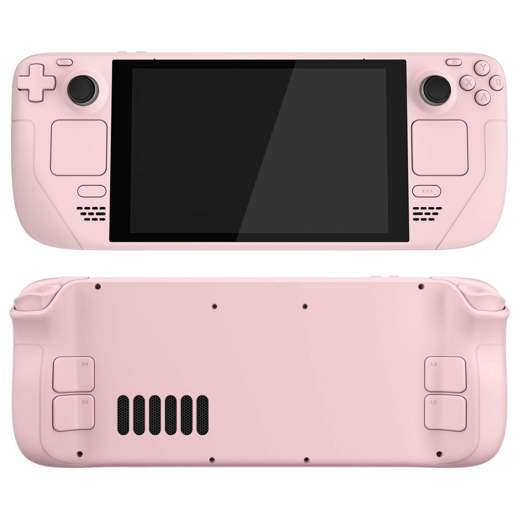 eXtremeRateCustomFullSetShellwithButtonsforSteamDeckLCD-CherryBlossomsPink