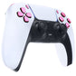 Replacement Full Set Buttons Compatible with PS5 Controller BDM-030 - Chrome Pink eXtremeRate