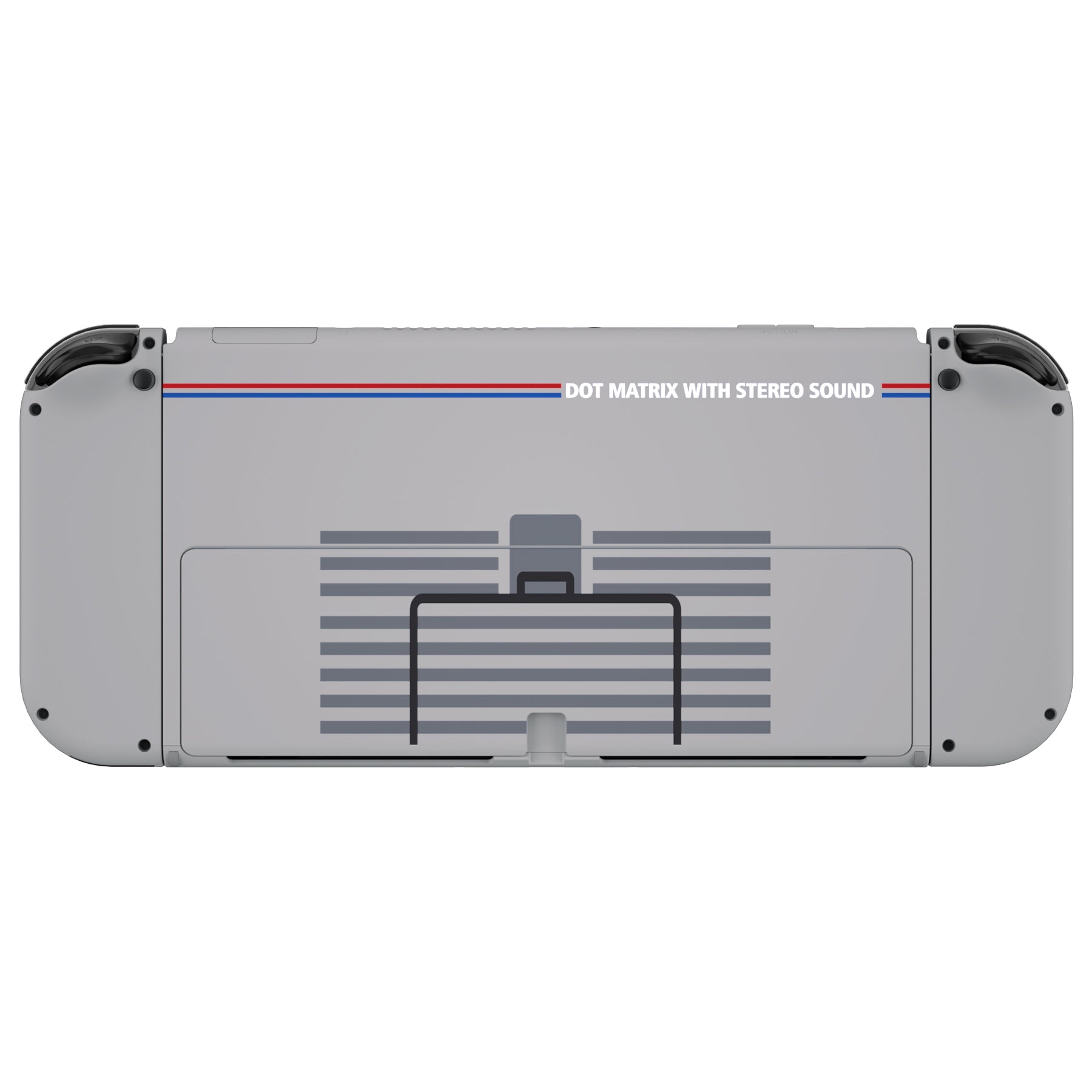 Nintendo Switch OLED 用交換用ソフトタッチ フルセット シェル - クラシック 1989 GB DMG-01- QNSOY7004