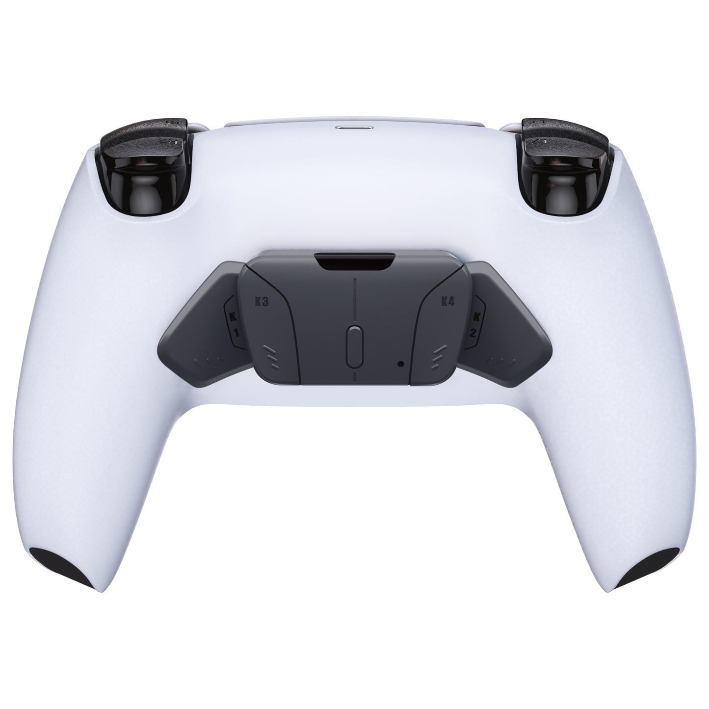 eXtremeRate Retail Classic Gray Replacement Redesigned K1 K2 K3 K4 Back Buttons Housing Shell for PS5 Controller RISE4 Remap Kit - Controller & RISE4 Remap Board NOT Included - VPFM5009