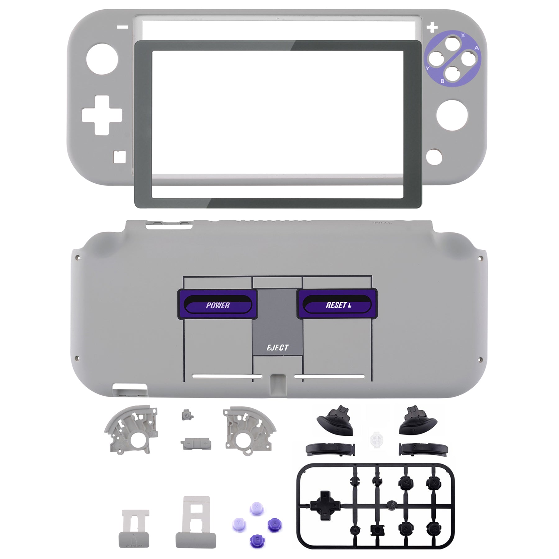 eXtremeRate Light Violet DIY Replacement Shell for Nintendo Switch Lite,  NSL Handheld Controller Housing w/Screen Protector, Custom Case Cover for  Nintendo Switch Lite – eXtremeRate Retail