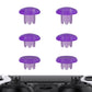 eXtremeRate Retail Clear Atomic Purple Replacement Swappable Thumbsticks for PS5 Edge Controller, Custom Interchangeable Analog Stick Joystick Caps for PS5 Edge Controller - Controller & Thumbsticks Base NOT Included - P5J102