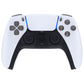 eXtremeRate Replacement Full Set Buttons Compatible with PS5 Controller BDM-030/040 - Clear Black eXtremeRate