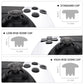 eXtremeRate Retail Clear Black Replacement Swappable Thumbsticks for PS5 Edge Controller, Custom Interchangeable Analog Stick Joystick Caps for PS5 Edge Controller - Controller & Thumbsticks Base NOT Included - P5J103