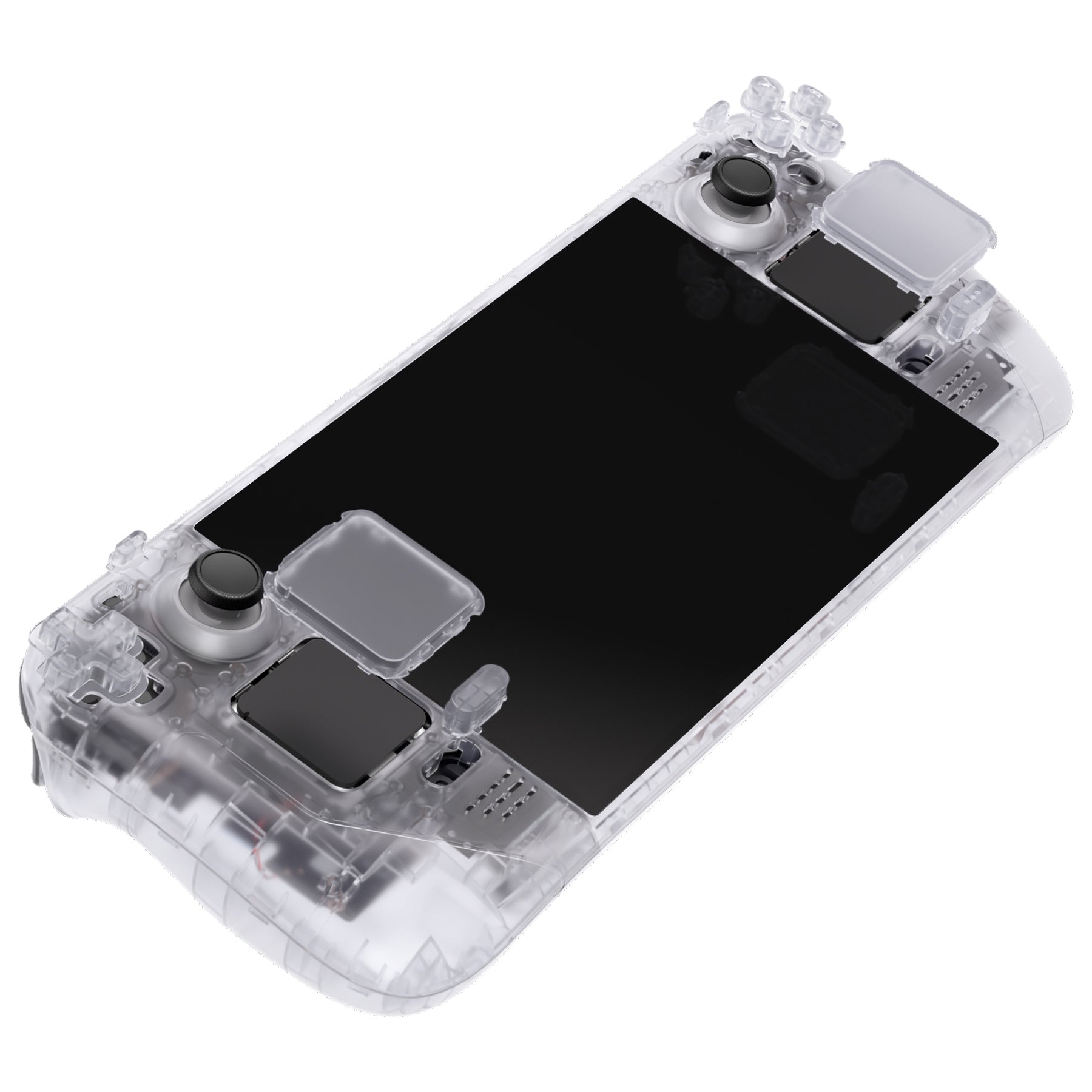 eXtremeRate Custom Full Set Shell with Buttons for Steam Deck LCD - Clear