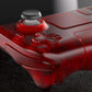 eXtremeRate Retail Clear Red Custom Full Set Shell with Buttons for Steam Deck Console
