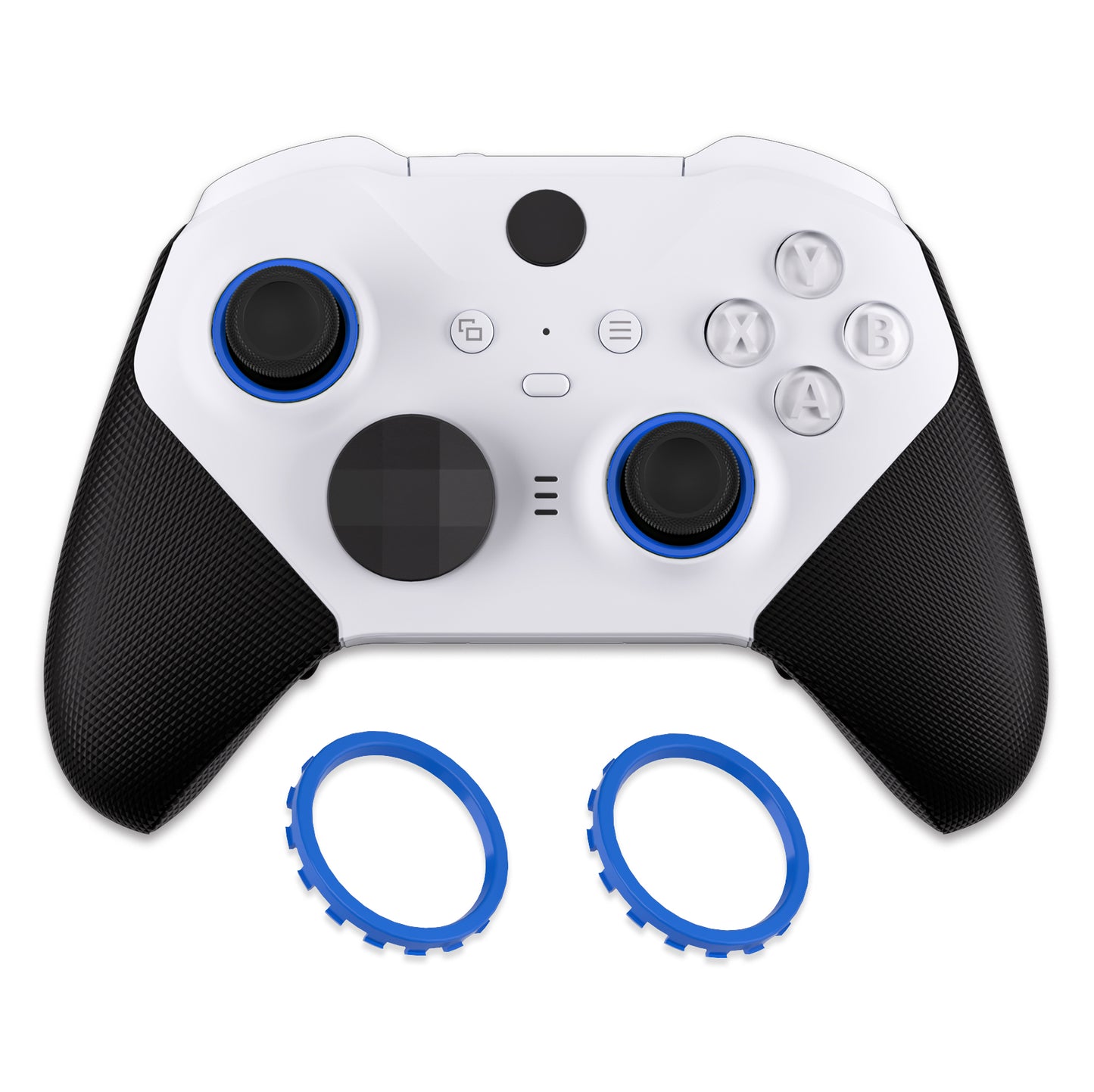 eXtremeRate Custom Accent Rings for eXtremeRate ASR Version Shell, Compatible with Xbox Series X/S Controller & Xbox One Elite (Model 1698) & Elite Series 2 (Model 1797 and Core Model 1797) Controller - Blue eXtremeRate