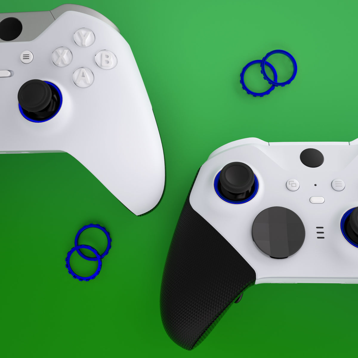 Control Rings For Xbox Xbox Controller Blue Chrome Xbox Chrome Controller Blue
