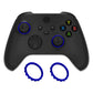 eXtremeRate Custom Accent Rings for eXtremeRate ASR Version Shell, Compatible with Xbox Series X/S Controller & Xbox One Elite (Model 1698) & Elite Series 2 (Model 1797 and Core Model 1797) Controller - Chrome Blue eXtremeRate
