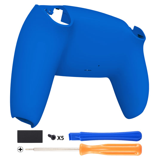 eXtremeRate Replacement Back Housing Bottom Shell Compatible with PS5 Controller - Blue eXtremeRate