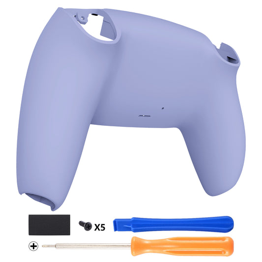 eXtremeRate Replacement Back Housing Bottom Shell Compatible with PS5 Controller - Light Violet eXtremeRate