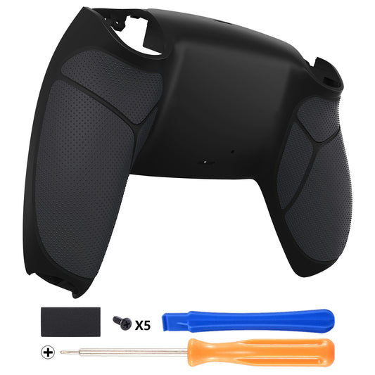 eXtremeRate Performance Grip Replacement Back Housing Bottom Shell Compatible with PS5 Controller - Rubberized Black eXtremeRate