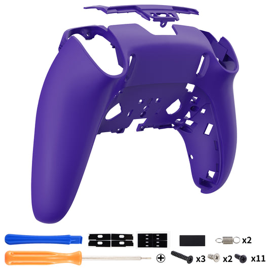 eXtremeRate Replacement Back Housing Bottom Shell Compatible with PS5 Edge Controller - Purple