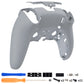 eXtremeRate Replacement Back Housing Bottom Shell Compatible with PS5 Edge Controller - New Hope Gray