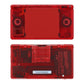 eXtremeRate Replacement Full Housing Shell & Buttons with Screen Lens for Nintendo DS Lite NDSL - Clear Red