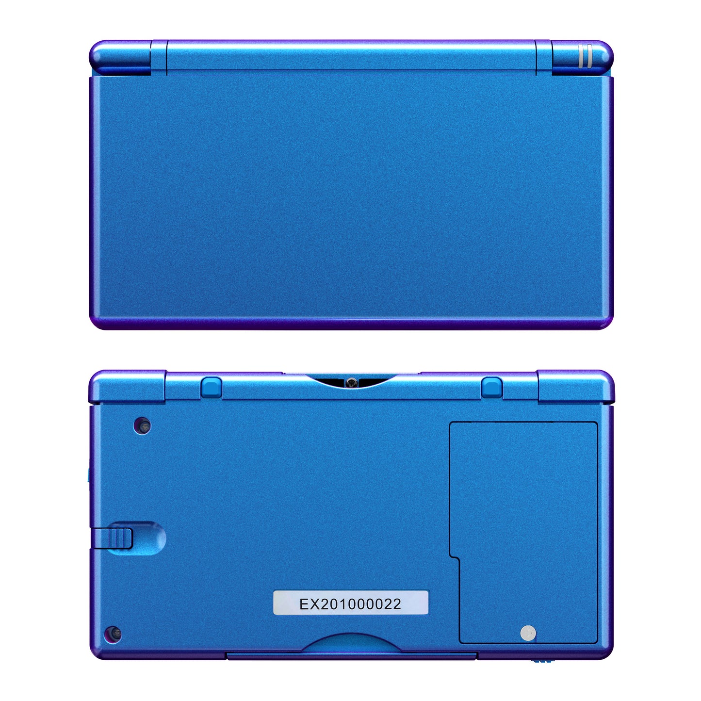 eXtremeRate Replacement Full Housing Shell & Buttons with Screen Lens for Nintendo DS Lite NDSL - Chameleon Purple Blue