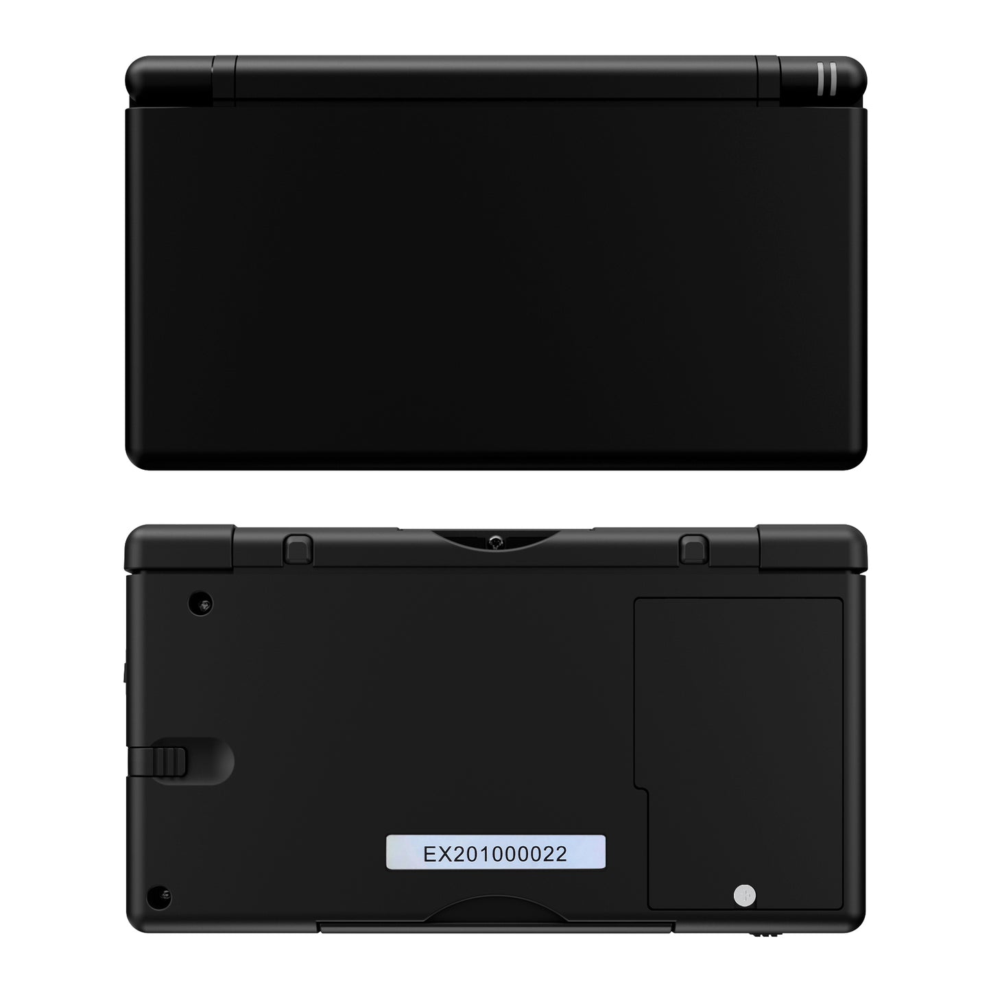 eXtremeRate Replacement Full Housing Shell & Buttons with Screen Lens for Nintendo DS Lite NDSL - Black