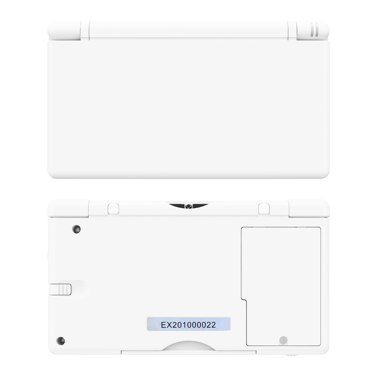 eXtremeRate Replacement Full Housing Shell & Buttons with Screen Lens for Nintendo DS Lite NDSL - White