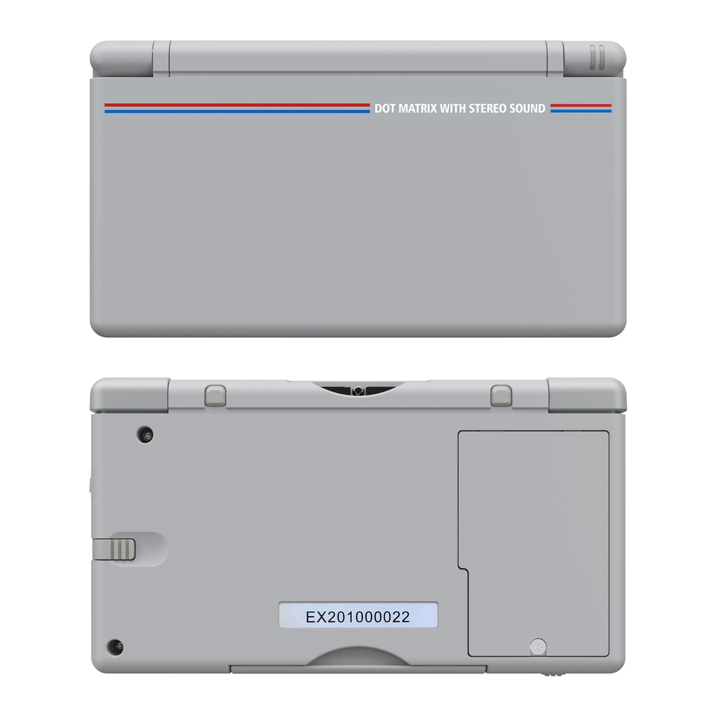 eXtremeRate Replacement Full Housing Shell & Buttons with Screen Lens for Nintendo DS Lite NDSL - Classic 1989 GB DMG-01