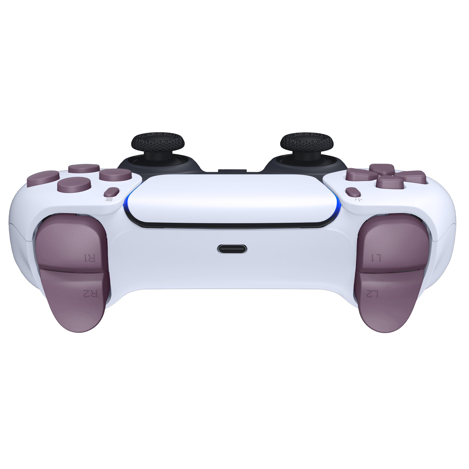 Replacement Full Set Buttons Compatible with PS5 Controller BDM-030 - Dark Grayish Violet eXtremeRate