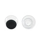 eXtremeRate Dual-Color Replacement 3D Joystick Thumbsticks Compatible with PS4 Slim Pro Controller - Black & Clear eXtremeRate