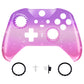 Gradient Translucent Purple Rose Red Faceplate Cover, Glossy Front Housing Shell Case Replacement Kit for Xbox One Elite Series 2 Controller (Model 1797 and Core Model 1797) - Thumbstick Accent Rings Included - ELP335 eXtremeRate