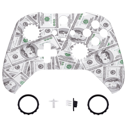 Replacement Front Housing Shell for Xbox One Elite Series 2 Controller - The $100 Cash Money - ELS210 eXtremeRate