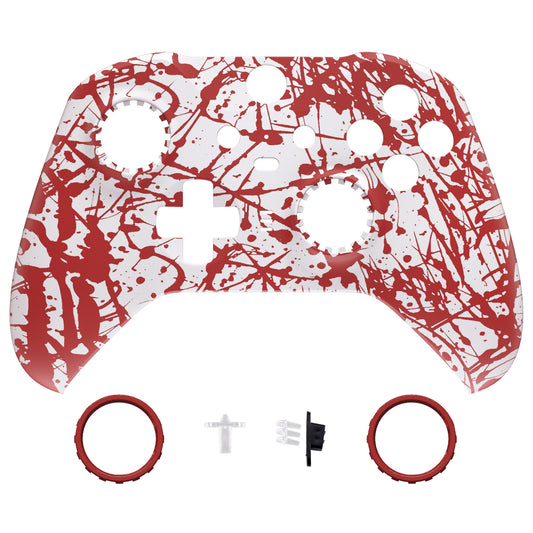 Replacement Front Housing Shell for Xbox One Elite Series 2 Controller - Blood Patterned  - ELS211 eXtremeRate