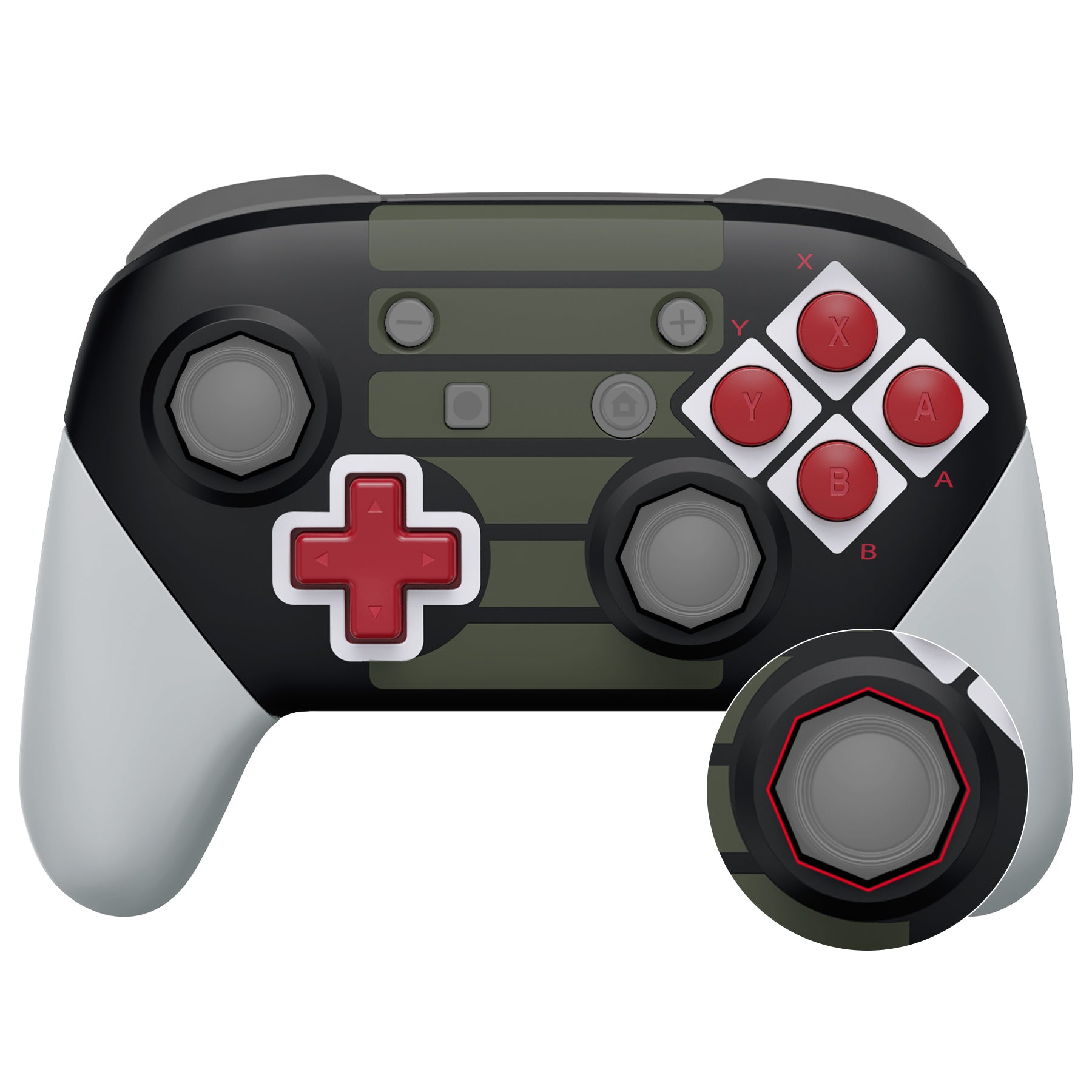 eXtremeRate Classic NES Style Faceplate Backplate Handles Cover ...