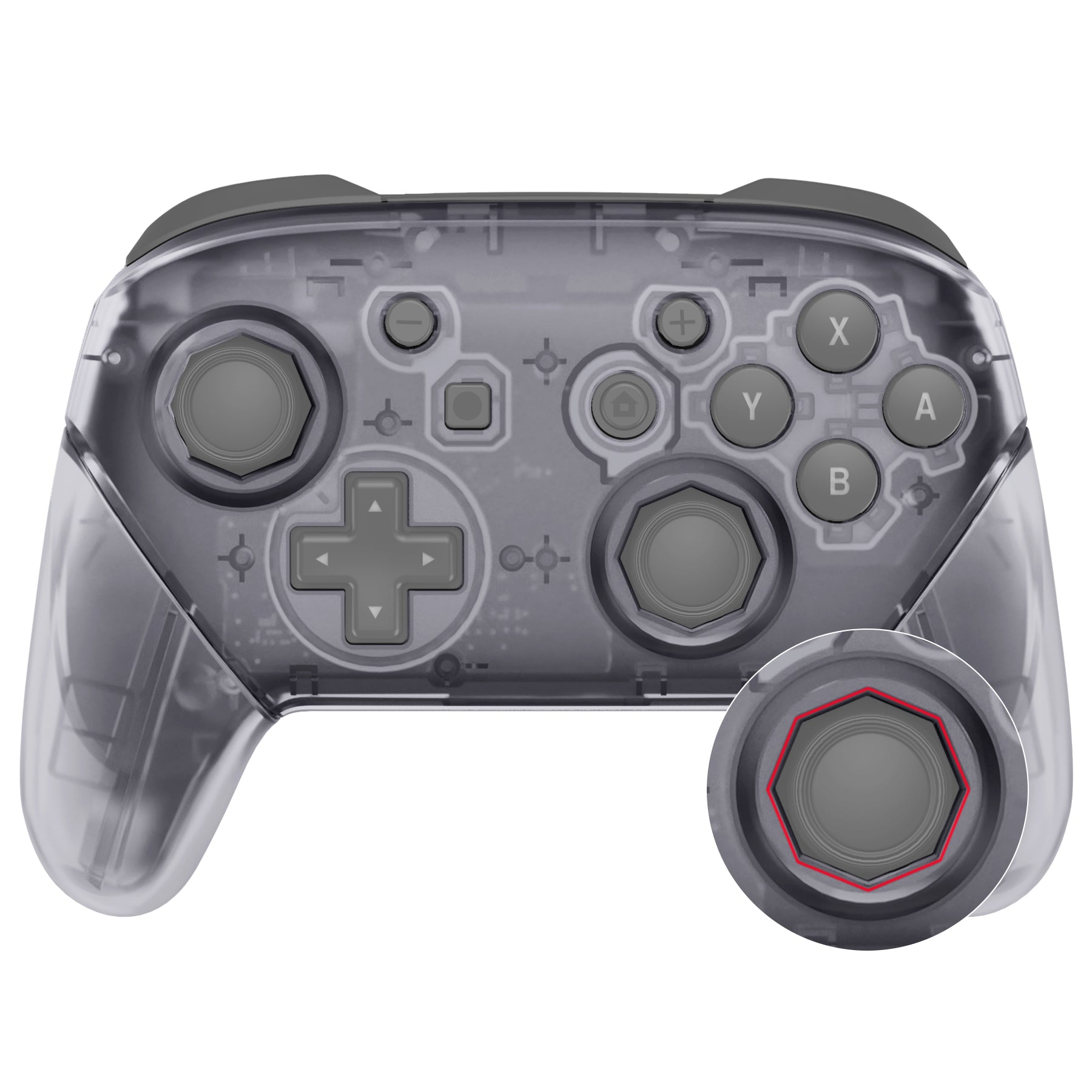 Octagonal Gated Sticks Design Full Set Shells for NS Switch Pro Contro ...