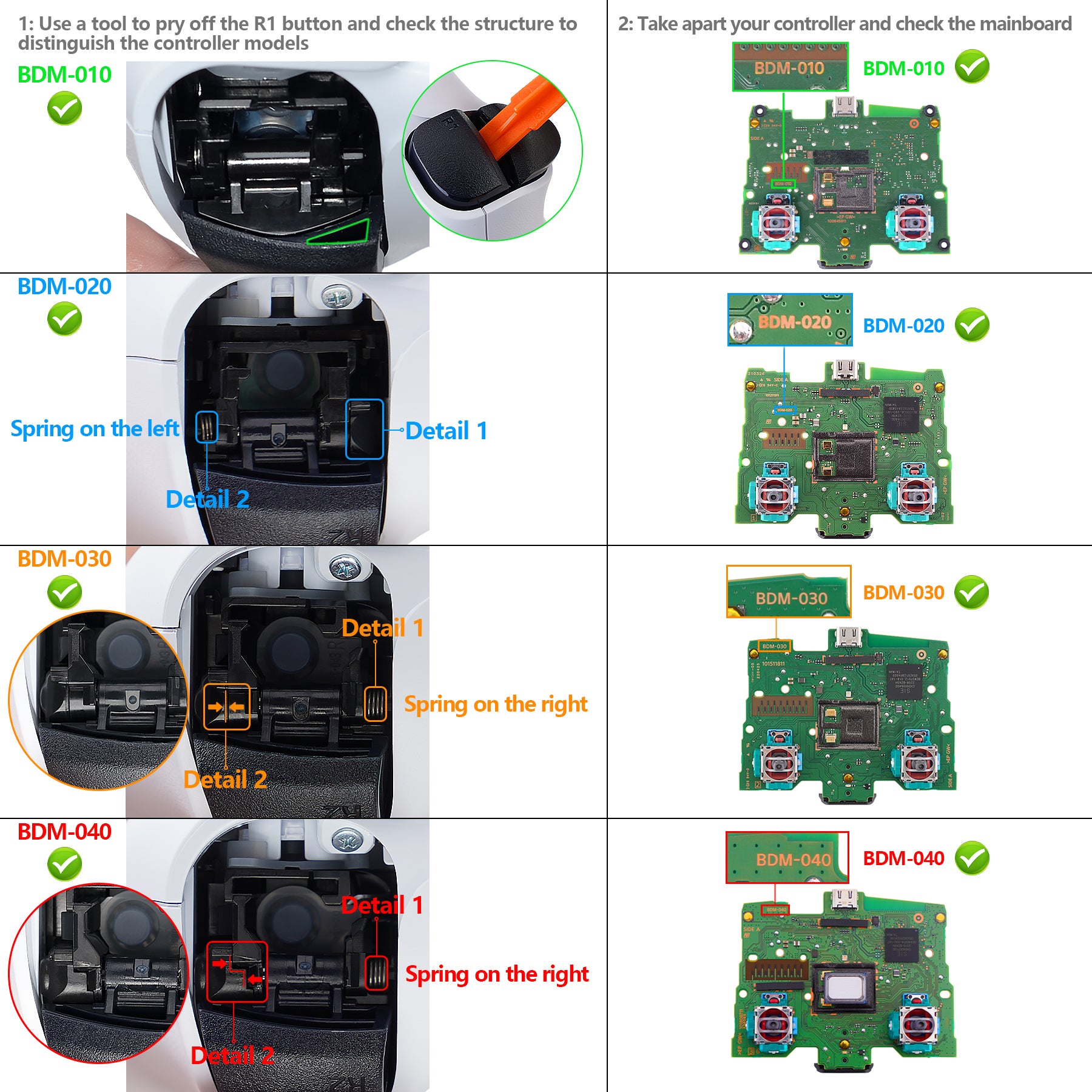 eXtremeRate Clear Blue Touchpad Front Housing Shell Compatible ...